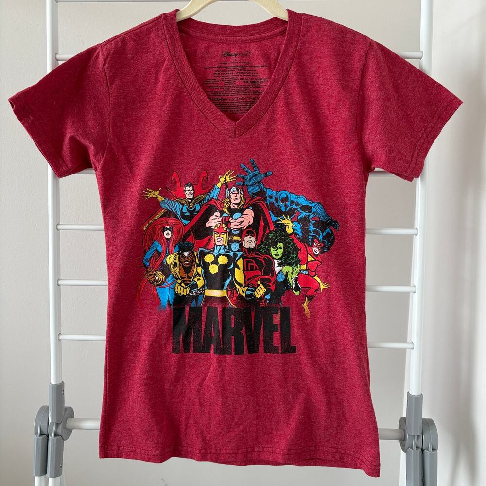 Marvel Disney Graphic Tee S Indie Sleaze Y2K Streetwear Comic Book Aesthetic